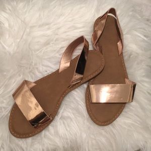 BAMBOO ROSEGOLD SANDALS